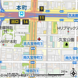 大阪府大阪市中央区久太郎町3丁目6周辺の地図