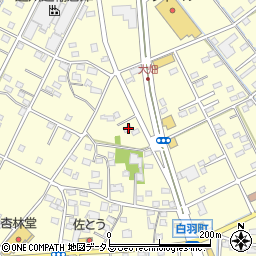 静岡県浜松市中央区白羽町680周辺の地図