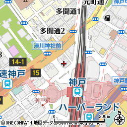 こうべ駅前内科クリニック周辺の地図