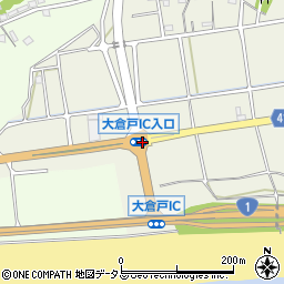 大倉戸ＩＣ周辺の地図