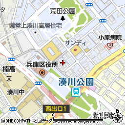 スギ薬局　湊川店周辺の地図