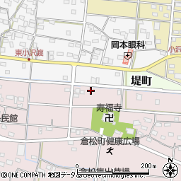 静岡県浜松市中央区倉松町173周辺の地図