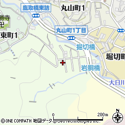 由乃木共同住宅周辺の地図