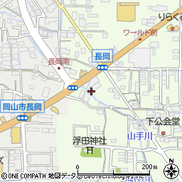 岡山県岡山市中区下256周辺の地図