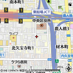 リパーク久太郎町第７駐車場周辺の地図