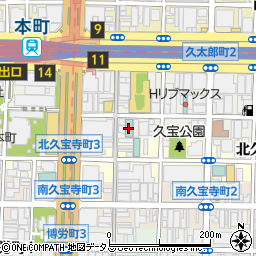 ラブディ大阪本町周辺の地図