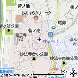 兵庫県神戸市須磨区妙法寺菅ノ池周辺の地図