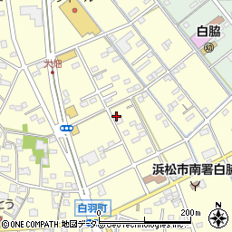 静岡県浜松市中央区白羽町491周辺の地図