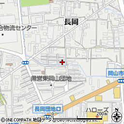 岡山県岡山市中区長岡701周辺の地図