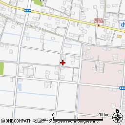 静岡県浜松市中央区小沢渡町1581周辺の地図