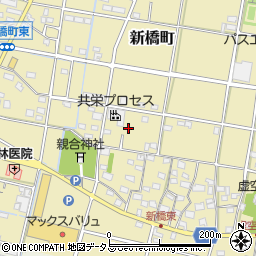 静岡県浜松市中央区新橋町1222周辺の地図