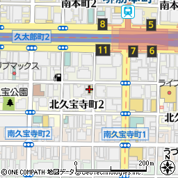 ファミリーマート久太郎町二丁目店周辺の地図