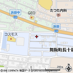 静岡県浜松市中央区舞阪町長十新田322周辺の地図