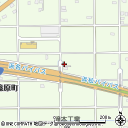 静岡県浜松市中央区篠原町22173周辺の地図