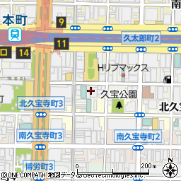 大阪府大阪市中央区久太郎町3丁目3周辺の地図