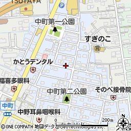 三重県津市久居射場町周辺の地図