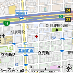 大阪厚生信用金庫西区支店周辺の地図