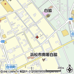 静岡県浜松市中央区白羽町524周辺の地図