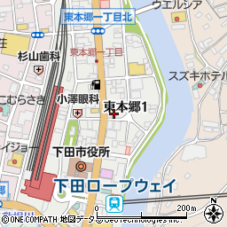 ＫＵＳＵＮＯＫＩ　下田店周辺の地図
