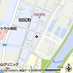 静岡県浜松市中央区田尻町26周辺の地図