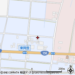 静岡県袋井市東同笠491-8周辺の地図
