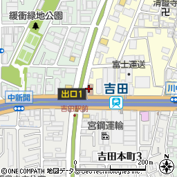 株式会社板倉不動産　吉田駅前店周辺の地図