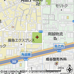 菱江北公園周辺の地図