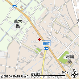 静岡県浜松市中央区東町382周辺の地図