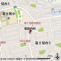 豊橋富士見郵便局周辺の地図
