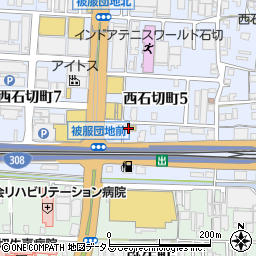 セブンイレブン東大阪西石切町５丁目店周辺の地図