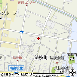 静岡県浜松市中央区法枝町420周辺の地図