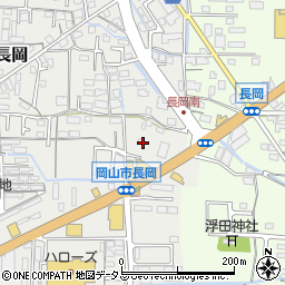 岡山県岡山市中区長岡596周辺の地図