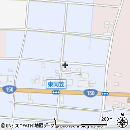 静岡県袋井市東同笠497周辺の地図