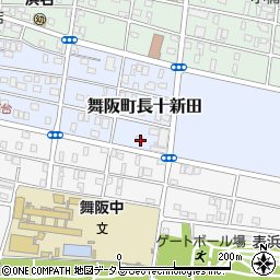 静岡県浜松市中央区舞阪町長十新田292周辺の地図