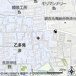 岡山県岡山市中区乙多見周辺の地図