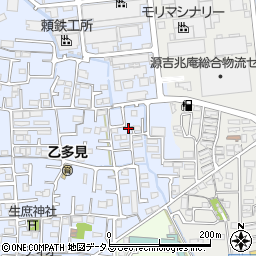 岡山県岡山市中区乙多見周辺の地図