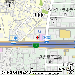 天龍製鋸株式会社　大阪支店周辺の地図