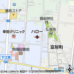 静岡県浜松市中央区下江町522周辺の地図