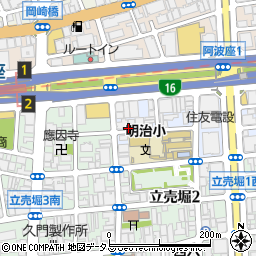 大阪府大阪市西区阿波座2丁目の地図 住所一覧検索 地図マピオン