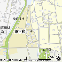 静岡県磐田市東平松826-1周辺の地図