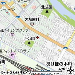 島根銀行益田支店周辺の地図