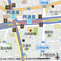 大阪市立児童院周辺の地図