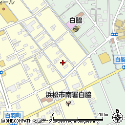 静岡県浜松市中央区白羽町525周辺の地図