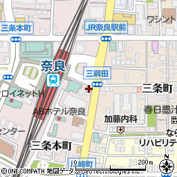 ローソンＪＲ奈良駅前店周辺の地図