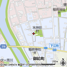 静岡県浜松市中央区下江町118周辺の地図