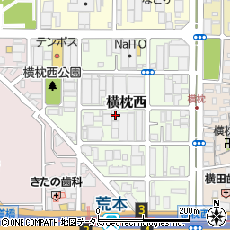 大阪府東大阪市横枕西6-30周辺の地図