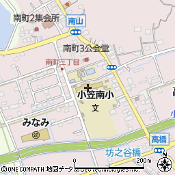 菊川市立小笠南小学校周辺の地図