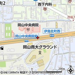 国道５３号線周辺の地図