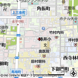奈良県奈良市椿井町周辺の地図