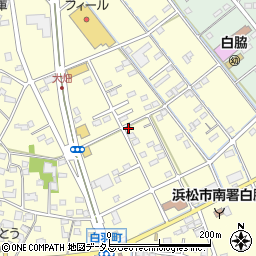 静岡県浜松市中央区白羽町490周辺の地図
